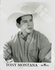 1995 Portrait of Tony Montana wearing a cowboy hat picture
