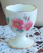 Coalport Junetime Floral Bone China Gold Trim Egg Cup Made in England picture