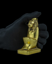Ancient Egyptian Sekhmet Lioness Goddess Statue – Royal Protector Figure BC picture