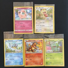 Rare Build-A-Bear Stamped Sealed Bundle 5x cards Jigglypuff 71/111 Meowth 67/108 picture