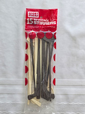 Vintage 1970 Gessner Sport Sticks Beverage Stirrers Golf Tennis Sealed 15pc NWT picture