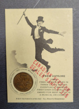 Fred Astaire Authenticated Ink 1950 Candian Penny Dealer Sample 3/5 picture