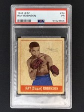 1948 LEAF #64 RAY ROBINSON PSA 1 picture