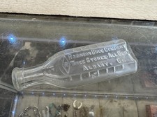 Vintage Robinson Drug Company Medicine Bottle Albany GA Clear Glass Georgia picture