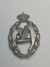Original WW2 Italian Air Force Aerial Transport Badge in Silver picture