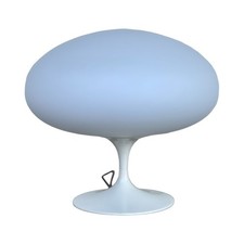 Uncommon Mid-Century Lamp w/ White Base Bill Curry LAUREL Lamp Co. picture