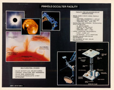 Set of 8 1987 NASA Marshall Space Observatory Concept Lithographs Kodak 8x10 picture