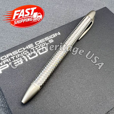 Hot Porsche Design Tec Flex P3100 Braided Weave Ballpoint Pen Collectors Gift picture
