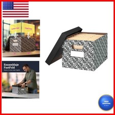 Bankers Box 4-Pack Brocade Design Medium Duty File Storage Boxes Letter/Legal picture