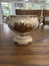 VTG Lenwile Ardalt Japan Porcelain Footed Bowl Neoclassical Revival Style picture