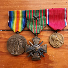 WWI Medal bar original picture