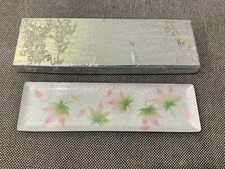 Vintage Japanese Tutanka Cloisonne Tray w/ Floral Decoration w/ Box picture