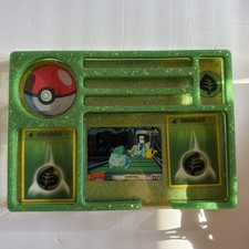 Pokemon Grass Type Bulbasaur Hard Resin Rolling Tray 10.5” X 7.5” picture