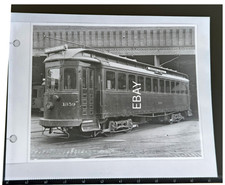 c1930 UER United Electric Railways #1359 Broad St Trolley RI Photo Negative picture