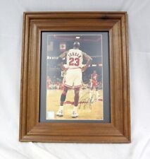 Michael Jordan NBA Printed Autograph Signed Photograph Authenticated w/ Frame picture