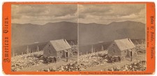 NEW HAMPSHIRE STEREOVIEW - Mount Washington - Halfway House - JP Soule 1860s picture