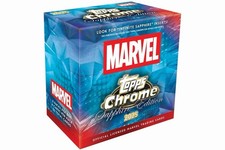 2025 TOPPS CHROME MARVEL COMICS SAPPHIRE EDITION Hobby Box (32 Cards) Brand New picture