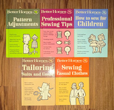 1966/1972 VTG Better Homes & Gardens Creative Sewing Library Books Lot of 5 NEW picture