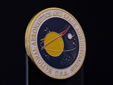 National Aeronautics & Space Administration NASA Challenge Coin picture