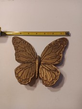 Vintage 1971, Syroco Homco, Gold Butterfly Wall Decor / Hanging, T7040 picture