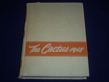 1948 THE CACTUS UNIVERSITY OF TEXAS YEARBOOK - BOBBY LAYNE - TOM LANDRY - YB 222 picture