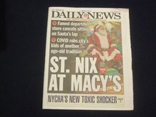 2020 OCTOBER 23 NEW YORK DAILY NEWS - MACY'S THANKSGIVING DAY PARADE CANCELLED picture