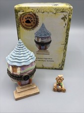 Boyds Bears Treasure Box Aunt Bunny's Eggcellent Abode with Flopsy McNibble picture
