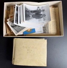 Small 1951 Photo album plus box of photos picture