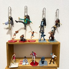 Lupin III Mini Figures 10pcs & Keychains 4pcs Coca-Cola Lot 14 Japan Used picture