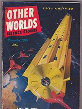 DEC 1951 OTHER WORLDS science fiction pulp magazine - ROBERT BLOCH - ACT OF GOD picture