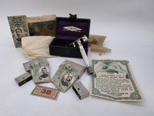1910 NOS Vintage Gillette Single Ring Set With Original Blades,Instructions picture