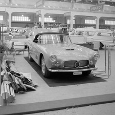 Maserati 3500GT Spider (Vignale) Motor Show 1958 Car Old Photo 1 picture