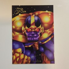 Fleer 1996 Flair Marvel Thanos Attacks #31 Thanos Non-Sport Trading Card picture