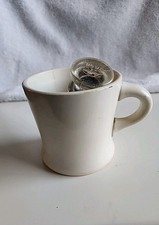 Vtg Homer Laughlin Ivory Coffee Mug Baltimore Shape 1935, Fuller USA Nylon Brush picture