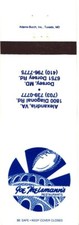 Joe Weismann's Restaurants Alexandria VA Dorsey MD Vintage Matchbook 1980s picture