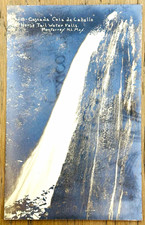 VTG Photo Postcard Cola de Caballo Waterfall Monterrey Mexico UNPOSTED c1920s picture