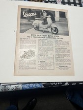 Vintage 1964 Vespa Scooter Ad picture