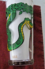 Vintage HTF 1970s Kaa Jungle Book Pepsi Collector’s Series Glass Walt Disney picture
