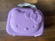 Cartoon 3D Kawaii Merch/Hello Kitty Pattern Cosmetic Tourism Suitcase - Violet picture