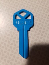 NEON BLUE KEY BLANKS KW-1 picture