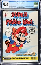 Valiant Nintendo Super Mario Bros #1 - CGC 9.4 - White Pages - 1990 picture