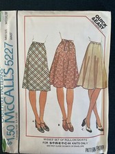 McCall 5227 NEW 6 Gore Skirt EASY Size Medium picture