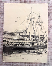Vintage The Lobster House Menu Cape May NJ Seafood Restaurant Waterfront picture
