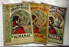 Swamp-Root Almanac Pamphlets Set of three 1908, 1914, 1922  Kilmer Company picture