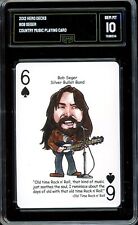 2012 Hero Decks Rock N' Roll Playing Card ~ Bob Seger Silver Bullet ~ GMA 10 picture