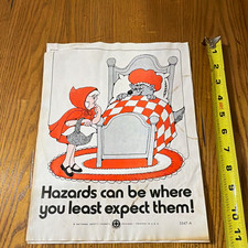 Vintage 1950s-60s National Safety Council Safety Posters Lot of 4 picture