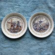 SET OF 2 Darceau Limoges Porcelain Plate Premiere Edition-Lafayette Legacy picture