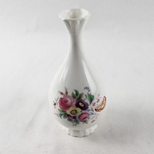 Coalport Junetime Bone China Small Vase - Chip/Break on Mouth - For Repair picture
