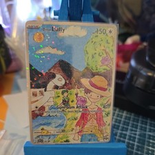 Custom Fanart Pokémon One Piece Ditto Luffy Star Holo 18/86 picture