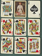 Rare 1910 Advertising Playing Cards  MISTLETOE Brand Ham & Bacon  CHICAGO  52/52 picture